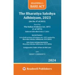 Readwell’s The Bharatiya Sakshya Adhiniyam, 2023