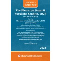 Readwell’s The Bharatiya Nagarik Suraksha Sanhita, 2023