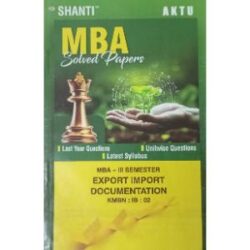 MBA-3rd Semester Export Import Documentation