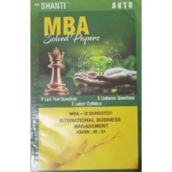 MBA-3rd Semester International Business Management