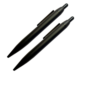 Stylish Metallic Body Pen – Black 1pcs