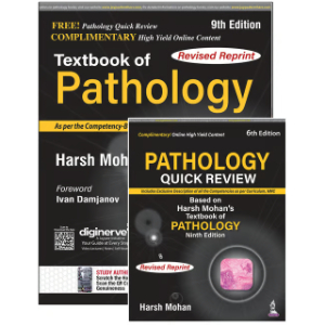 Textbook of Pathology 9th Revised Edition 2023 by Harsh Mohan with Free Pathology Quick Review