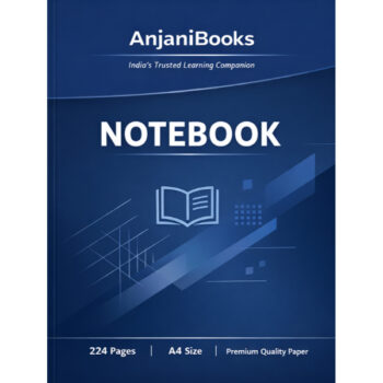 AnjaniBooks Premium A4 Ruled Notebook – 224 Pages