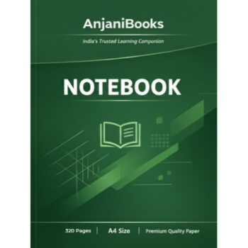 AnjaniBooks Premium A4 Ruled Notebook – 320 Pages