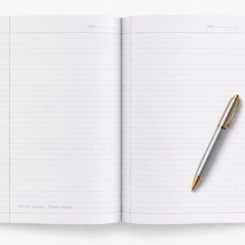 AnjaniBooks Premium A4 Ruled Notebook – 320 Pages