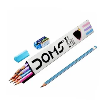 DOMS Ultimate Dark Triangular Pencil (Pack of 10)