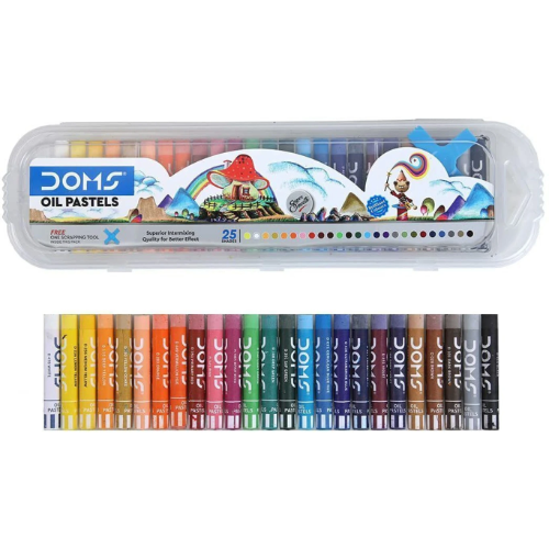 DOMS Oil Pastels (25 Rich Shades)