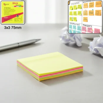 DeoDap Sticky Notes 100 Sheets 3×3 Inch