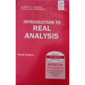 INTRODUCTION TO REAL ANALYSIS BY ROBERT